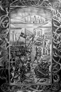 graphite/charcoal/ink/ acrylic