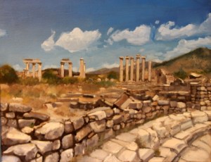 Handmade oil on canvas.