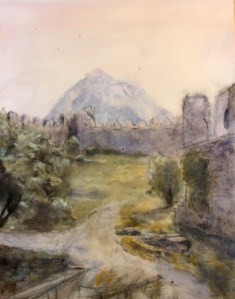 Handmade watercolor, graphite