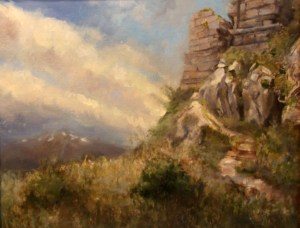 Handmade oil on canvas.